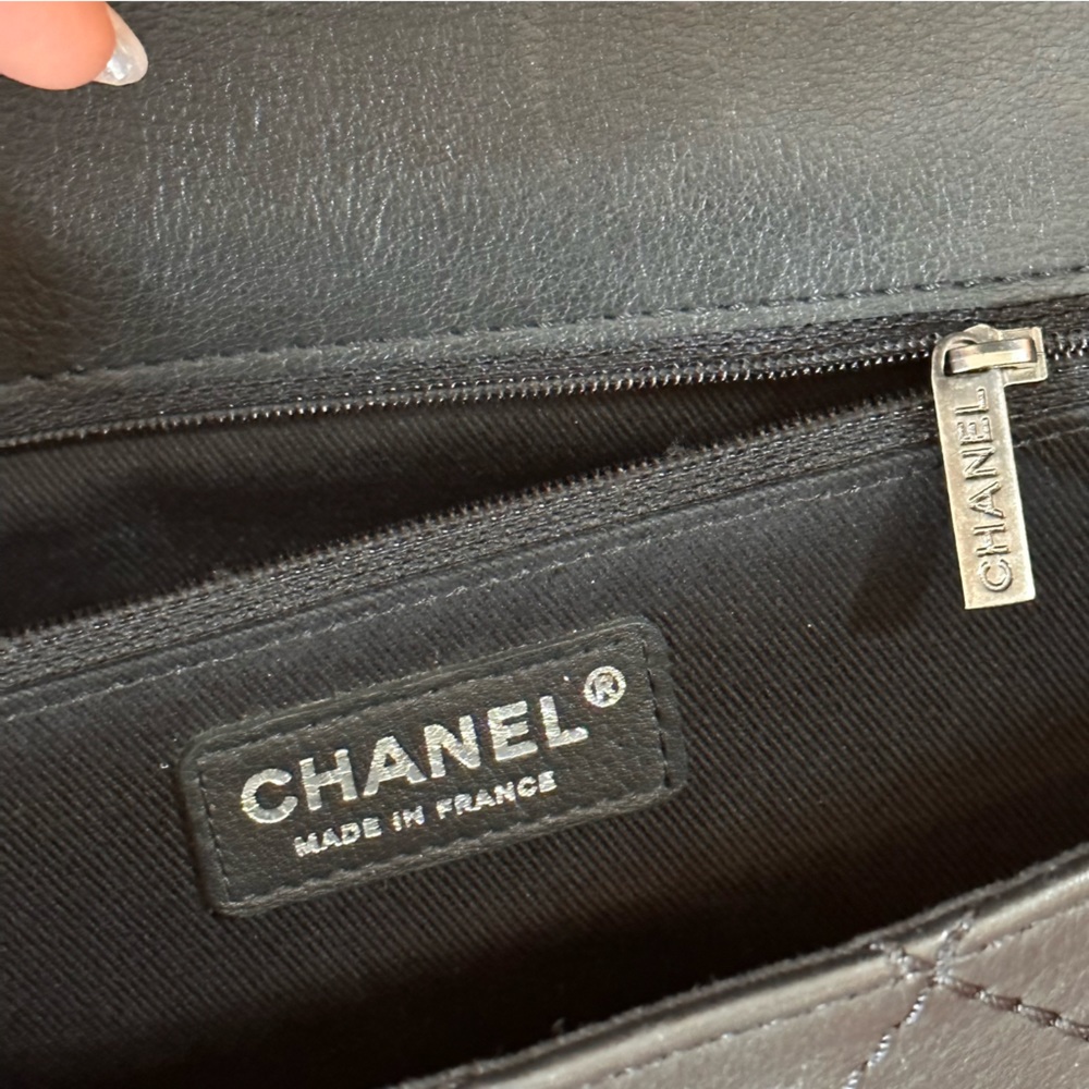 Chanel 2014 Black Quilted Calfskin Leather Paris-Dallas Ride Western Saddle Bag - Picture 15 of 15